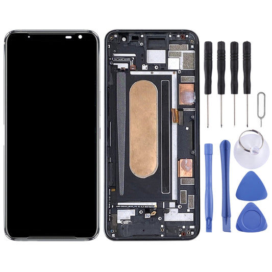 Original OLED LCD Screen for Asus ROG Phone 3 ZS661KS I003DD Digitizer Full Assembly with Frame(Black) - LCD Screen by buy2fix | Online Shopping UK | buy2fix