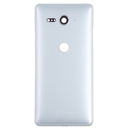 Battery Back Cover for Sony Xperia XZ2 Compact(Silver) by buy2fix