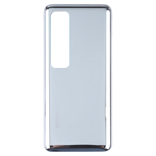 Original Battery Back Cover for Xiaomi Mi 10 Ultra M2007J1SC(Silver) by buy2fix