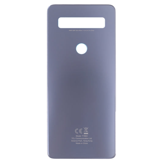 Original Battery Back Cover for TCL 10 SE T766H_EEA(Silver) by buy2fix