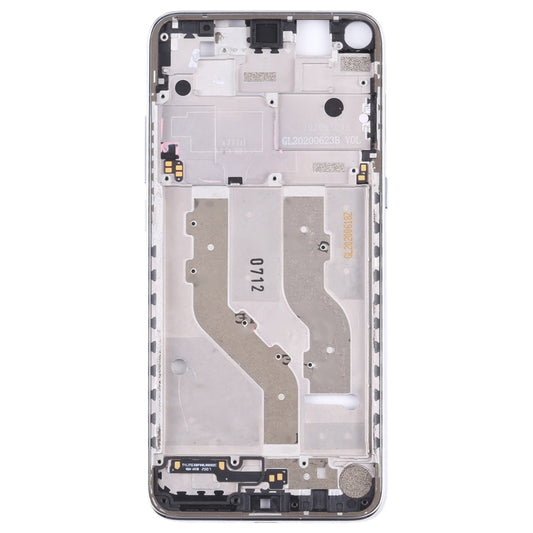 Original Front Housing LCD Frame Bezel Plate for TCL 10L / 10 Lite T770H, T770B (Silver) by buy2fix