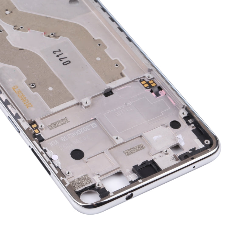 Original Front Housing LCD Frame Bezel Plate for TCL 10L / 10 Lite T770H, T770B (Silver) - For TCL by buy2fix | Online Shopping UK | buy2fix