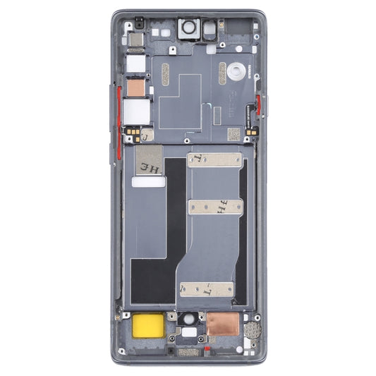 Original Front Housing LCD Frame Bezel Plate for TCL 20 Pro 5G (Black) by buy2fix