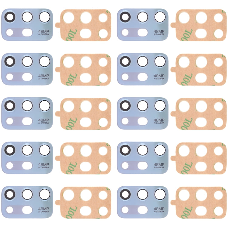 10 PCS Back Camera Lens for Motorola Moto G20 XT2128-1 XT2128-2 - Camera Accessories by buy2fix | Online Shopping UK | buy2fix