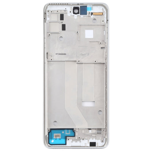 Original Front Housing LCD Frame Bezel Plate for Motorola Moto G 5G (Silver) - Frame Bezel Plate by buy2fix | Online Shopping UK | buy2fix