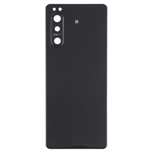 Battery Back Cover with Camera Lens Cover for Sony Xperia 5 II(Black) - Back Cover by buy2fix | Online Shopping UK | buy2fix