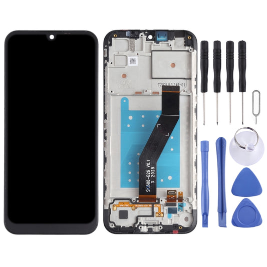 TFT LCD Screen for Motorola Moto E6i XT2053-5 Digitizer Full Assembly with Frame (Black) - LCD Screen by buy2fix | Online Shopping UK | buy2fix