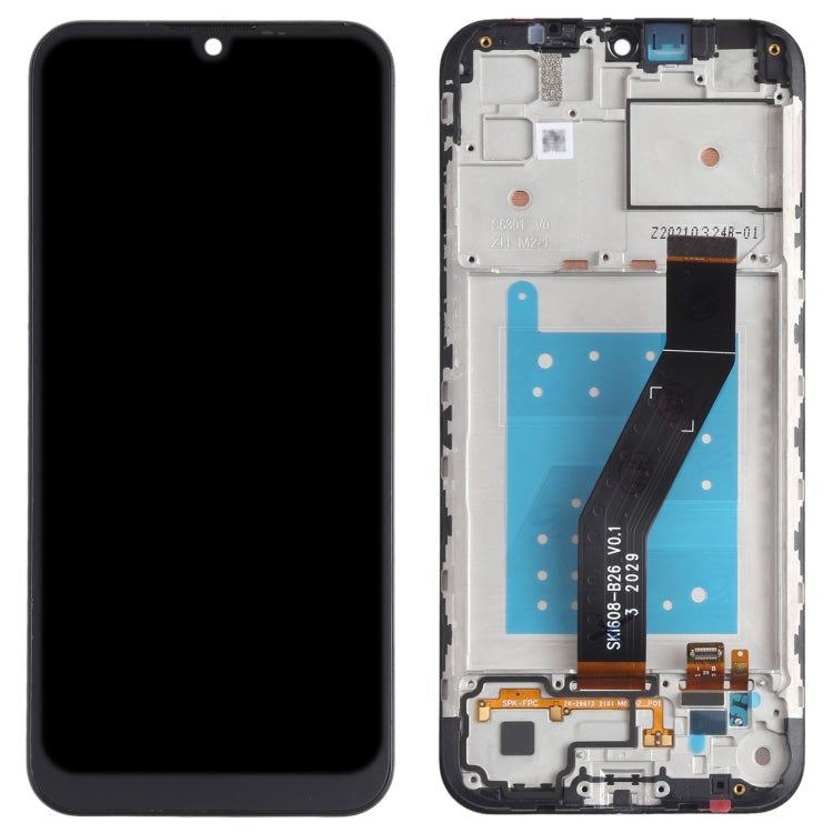 TFT LCD Screen for Motorola Moto E6i XT2053-5 Digitizer Full Assembly with Frame (Black) - LCD Screen by buy2fix | Online Shopping UK | buy2fix