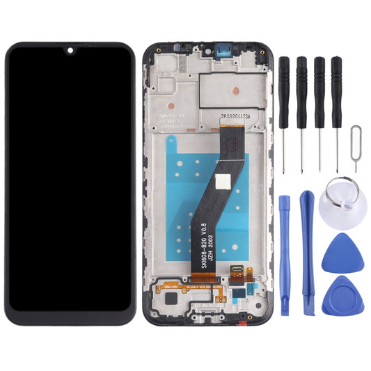 TFT LCD Screen for Motorola Moto E6S XT2053 XT2053-2 Digitizer Full Assembly with Frame (Black) - LCD Screen by buy2fix | Online Shopping UK | buy2fix