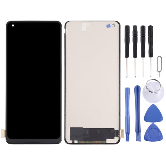 TFT Material LCD Screen and Digitizer Full Assembly (Not Supporting Fingerprint Identification) for vivo X50 Pro V2005A by buy2fix