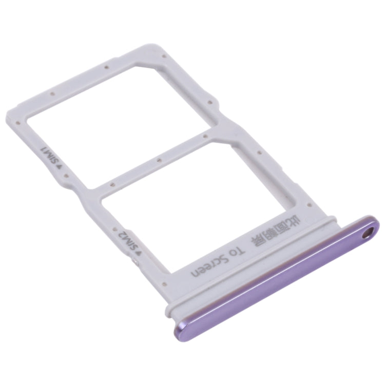 SIM Card Tray + SIM Card Tray for Huawei Nova 8 se Youth (Purple) - Card Socket by buy2fix | Online Shopping UK | buy2fix