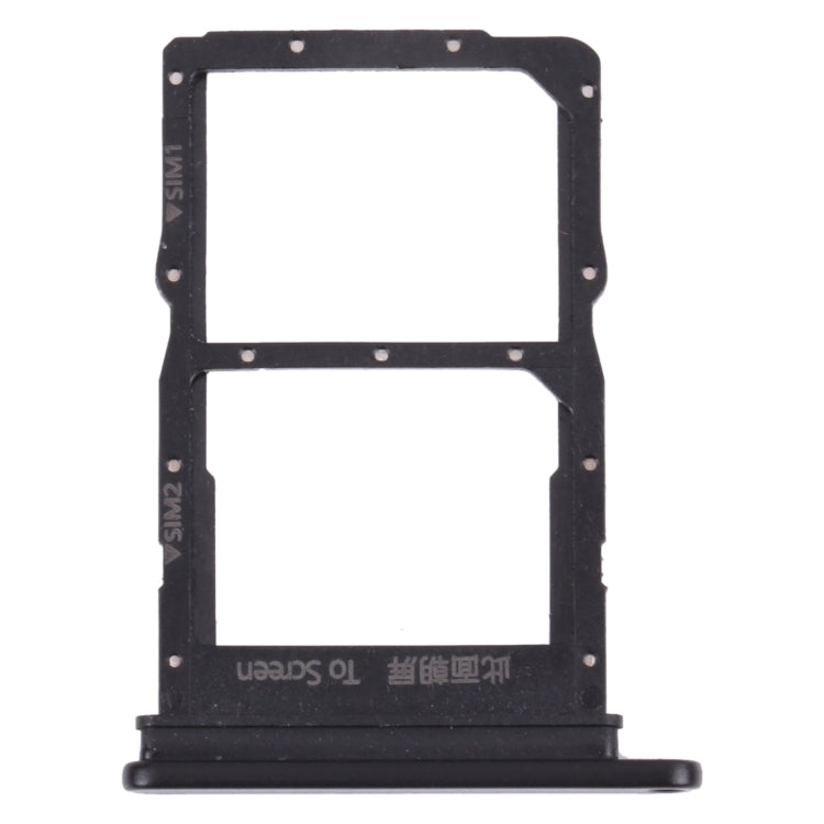 SIM Card Tray + SIM Card Tray for Huawei Nova 8 (Black) - Card Socket by buy2fix | Online Shopping UK | buy2fix