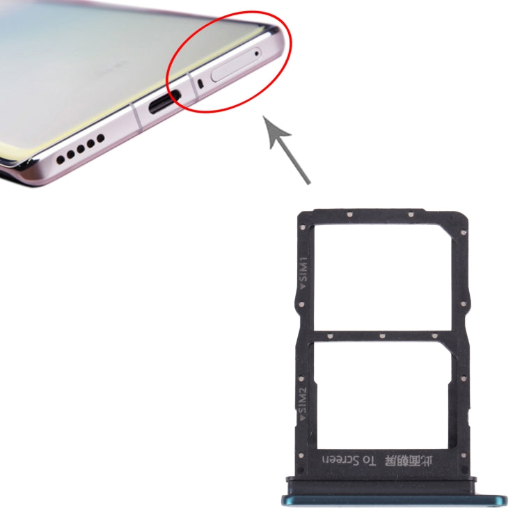 SIM Card Tray + SIM Card Tray for Huawei Nova 8 (Green) - Card Socket by buy2fix | Online Shopping UK | buy2fix