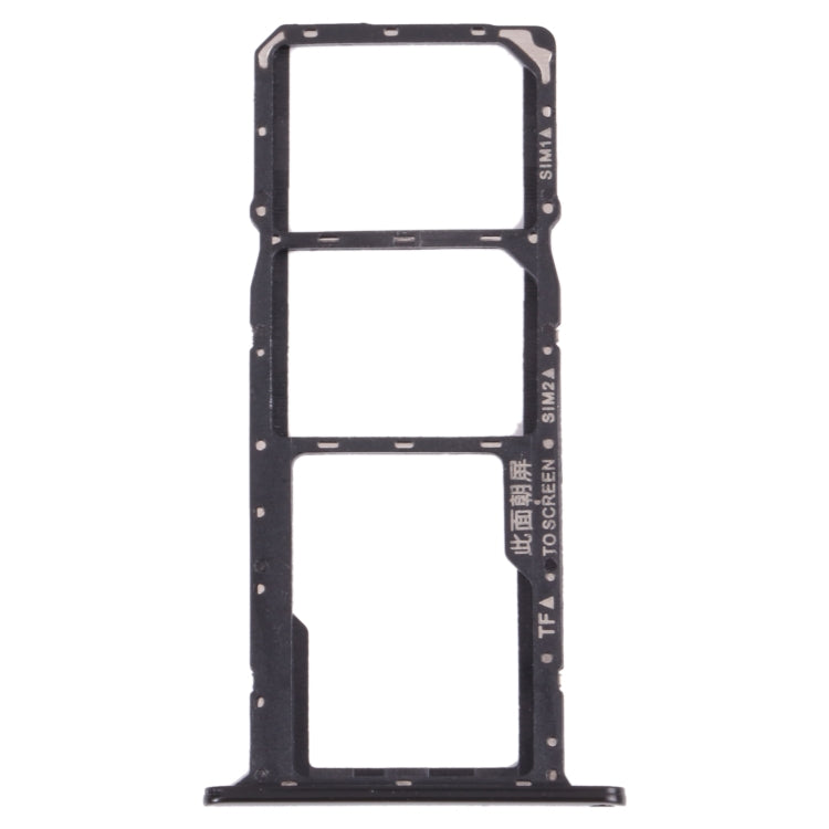 SIM Card Tray + SIM Card Tray + Micro SD Card Tray for Huawei Y5 lite (2018) (Black) - Card Socket by buy2fix | Online Shopping UK | buy2fix