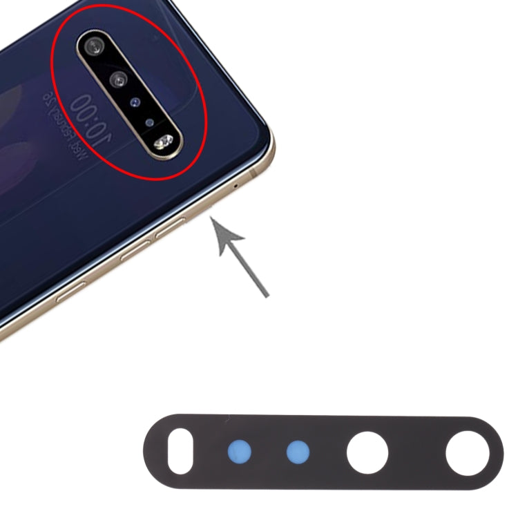 10 PCS Back Camera Lens for LG V60 ThinQ 5G / V60 ThinQ 5G UW by buy2fix