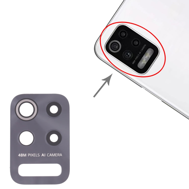 10 PCS Back Camera Lens for LG Q52 / K62 by buy2fix