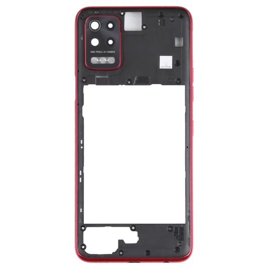 Middle Frame Bezel Plate for LG Q52 / K62 (Red) by buy2fix