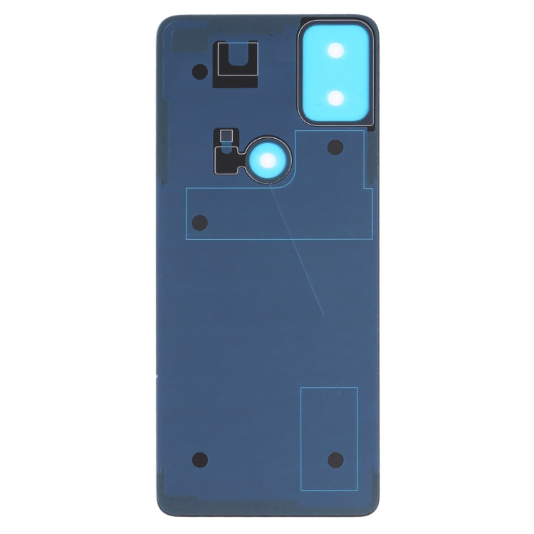 For Alcatel 3X 2020 5061 5061K 5061U Glass Battery Back Cover (Black) - Back Cover by buy2fix | Online Shopping UK | buy2fix
