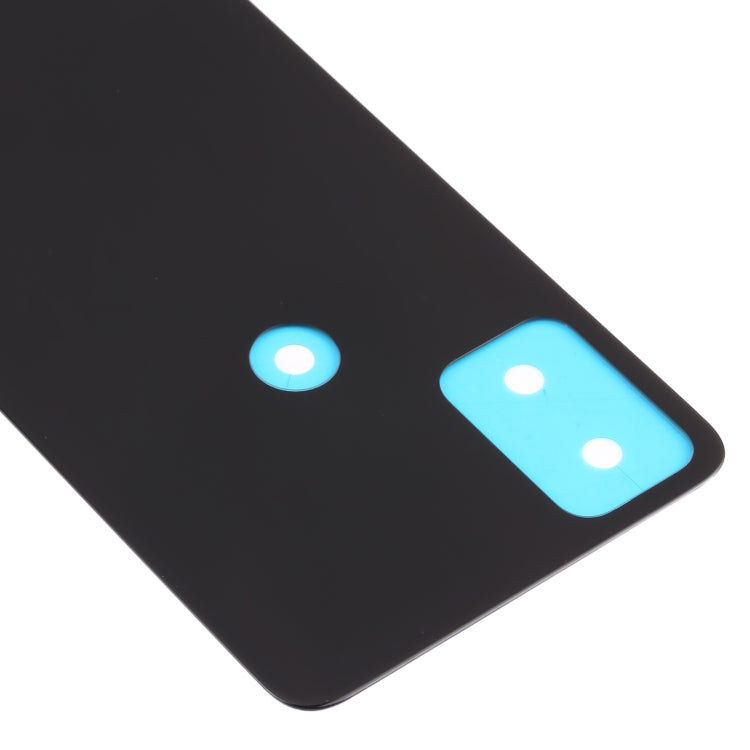 For Alcatel 3X 2020 5061 5061K 5061U Glass Battery Back Cover (Black) - Back Cover by buy2fix | Online Shopping UK | buy2fix