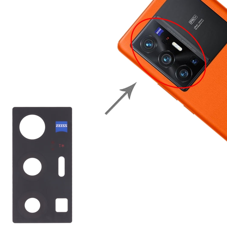 For Vivo X70 Pro+ V2145A V2114 10pcs Back Camera Lens by buy2fix