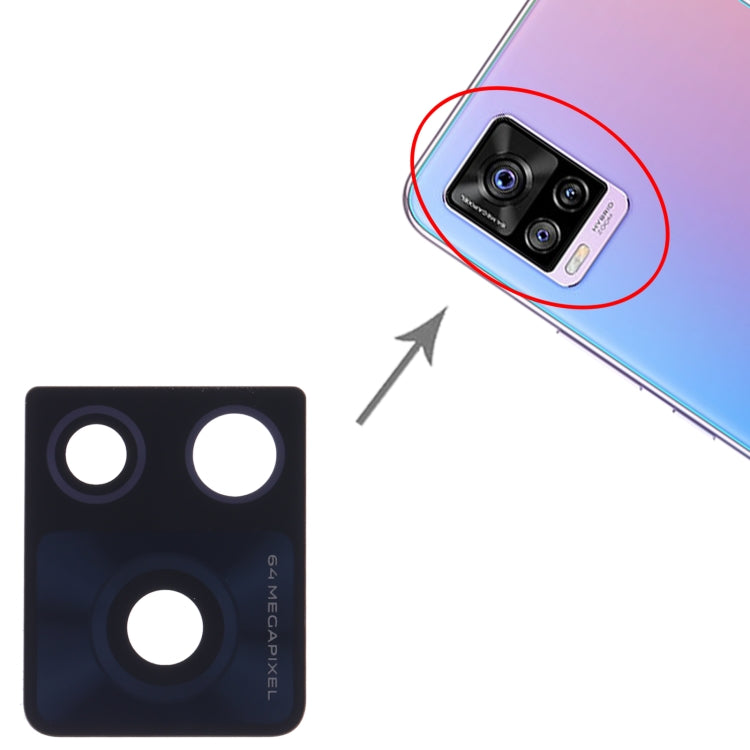 For Vivo S7 / S7t / V20 / V20 Pro 10pcs Back Camera Lens - Camera Parts by buy2fix | Online Shopping UK | buy2fix