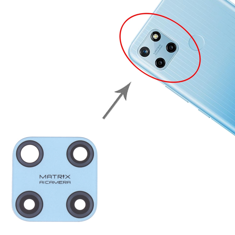 For OPPO Realme C25Y RMX3265, RMX3268 10pcs Back Camera Lens by buy2fix