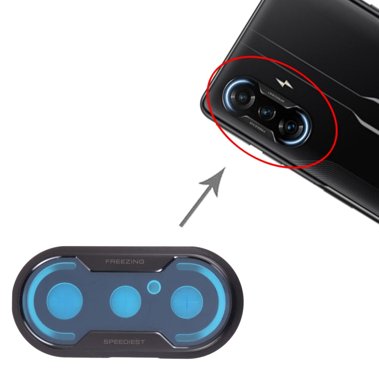 Back Camera Lens Frame for Xiaomi Redmi K40 Gaming / Poco F3 GT M2012K10C, M2104K10AC(Black) - Camera by buy2fix | Online Shopping UK | buy2fix