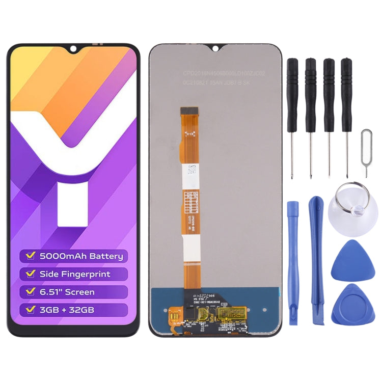 LCD Screen and Digitizer Full Assembly for Vivo Y15s / Y15a V2120 - LCD Screen by buy2fix | Online Shopping UK | buy2fix