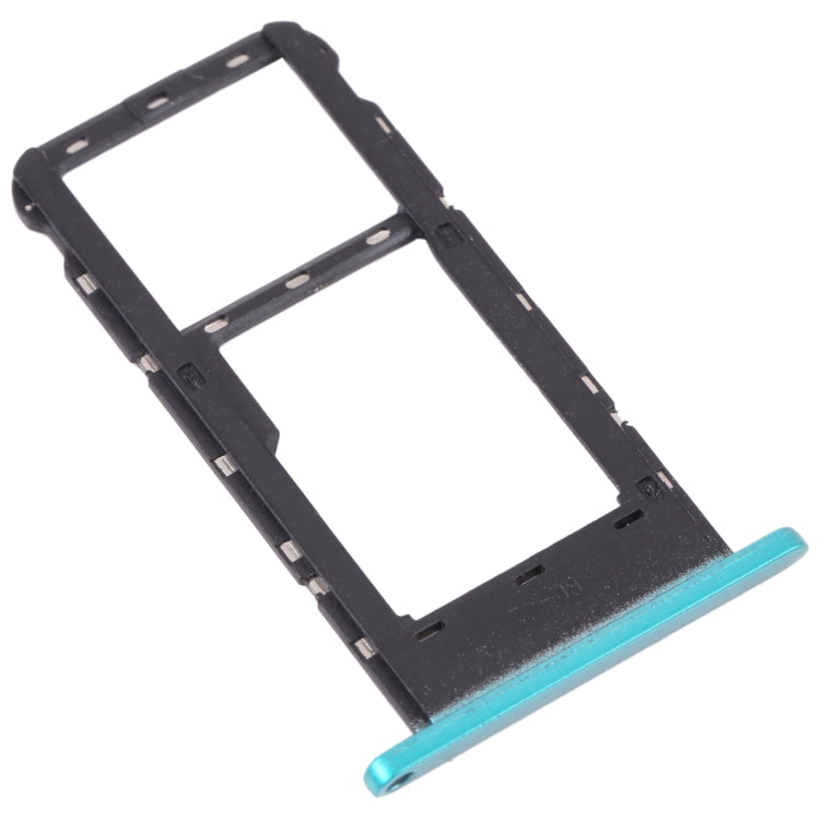 SIM Card Tray + Micro SD Card Tray for ZTE Blade V2020 Smart (Frosted green) - For ZTE by buy2fix | Online Shopping UK | buy2fix