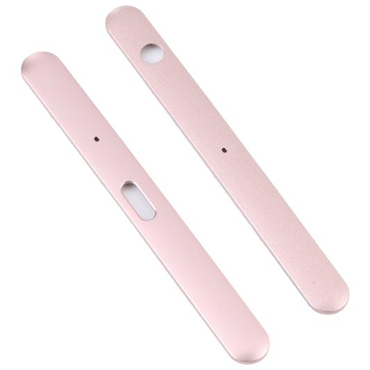 1 Pair Upper and Lower Part Sidebar For Sony Xperia XZ1(Gold) - Frame Bezel Plate by buy2fix | Online Shopping UK | buy2fix