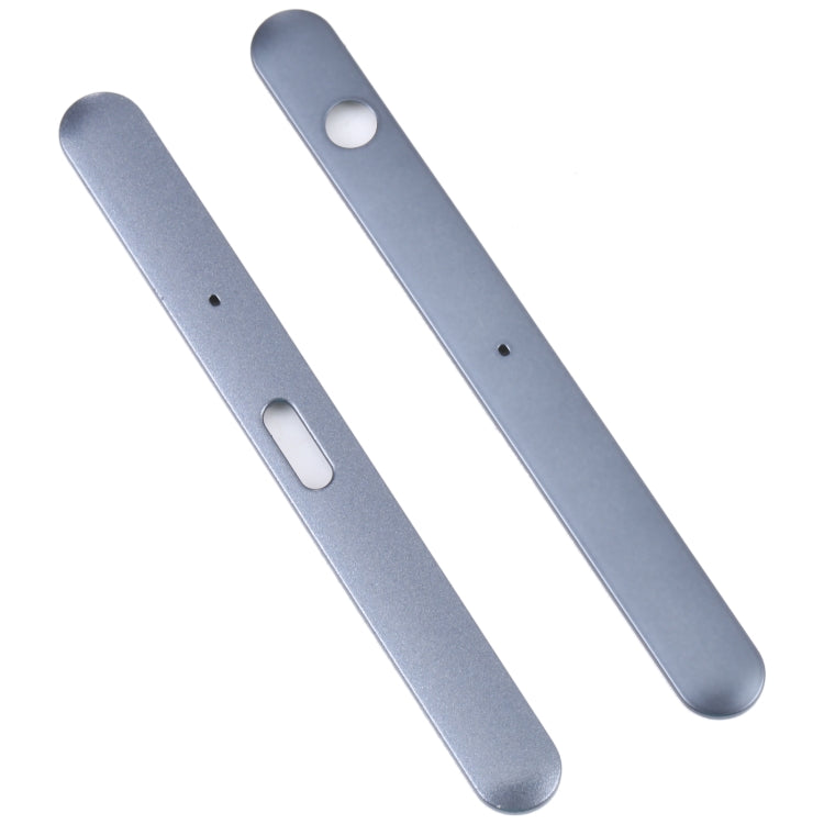 1 Pair Upper and Lower Part Sidebar For Sony Xperia XZ1(Blue) - Frame Bezel Plate by buy2fix | Online Shopping UK | buy2fix