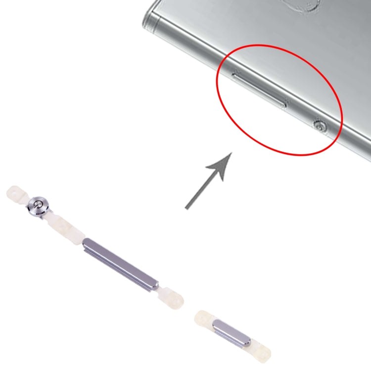 Power Button and Volume Control Button for Sony Xperia XA2 (Blue) by buy2fix