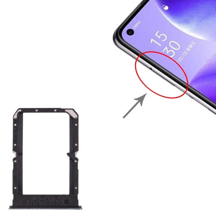 For OPPO Reno5 5G / Find X3 Lite PEGM00 PEGT00 CPH2145 SIM Card Tray + SIM Card Tray(Green) by buy2fix