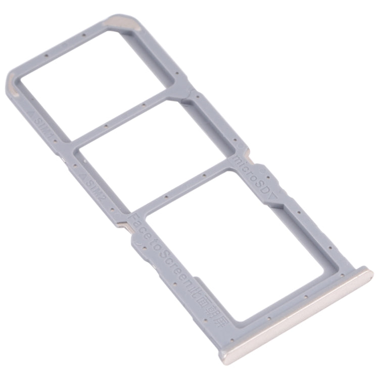 For OPPO A16 / A16S CPH2269 CPH2271 SIM Card Tray + SIM Card Tray + Micro SD Card Tray (Gold) - Card Tray by buy2fix | Online Shopping UK | buy2fix