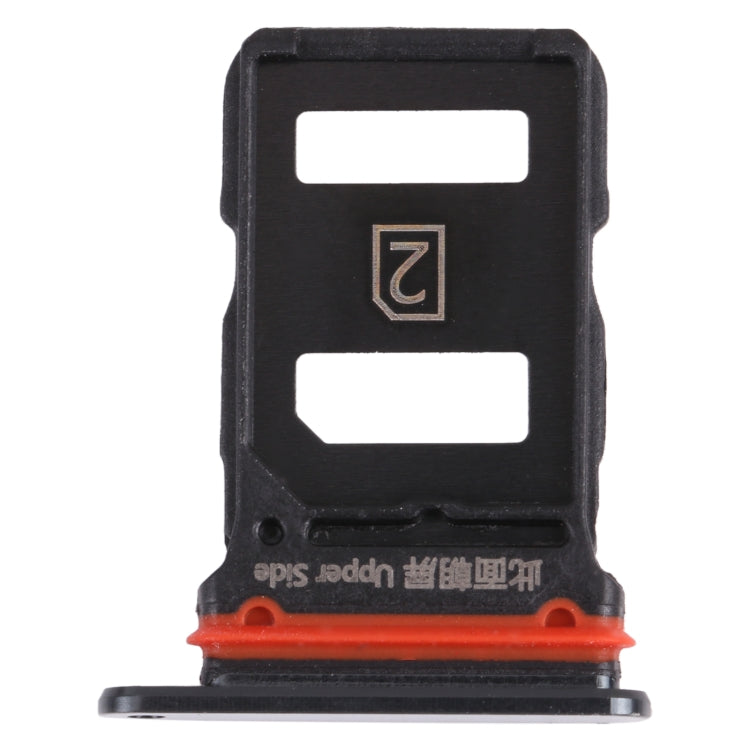 For vivo iQOO 3 5G SIM Card Tray + SIM Card Tray (Black) - Card Tray by buy2fix | Online Shopping UK | buy2fix