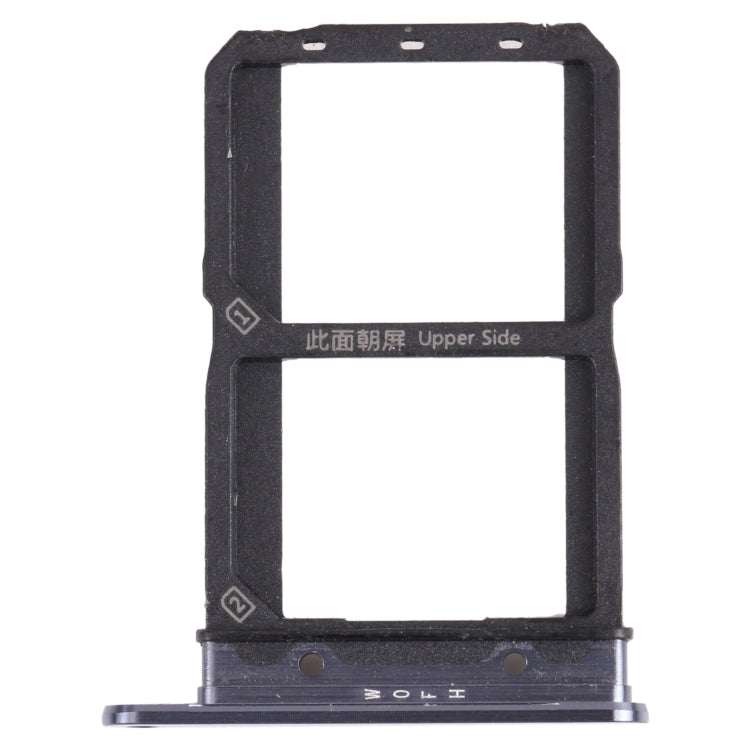 For vivo iQOO 5 5G SIM Card Tray + SIM Card Tray (Black) - Card Tray by buy2fix | Online Shopping UK | buy2fix
