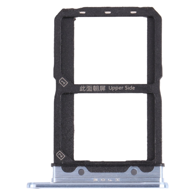 For vivo iQOO 5 5G SIM Card Tray + SIM Card Tray (Blue) - Card Tray by buy2fix | Online Shopping UK | buy2fix