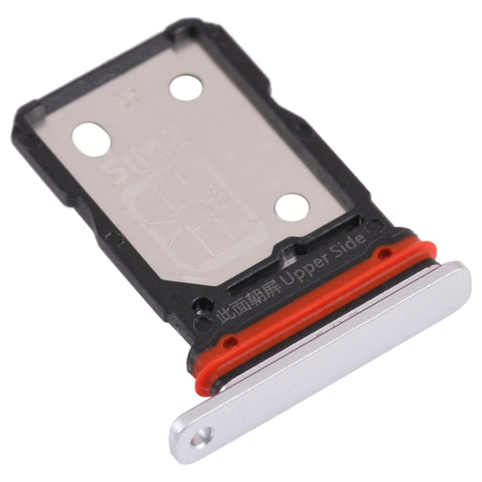 For vivo iQOO 8 SIM Card Tray + SIM Card Tray (White) by buy2fix