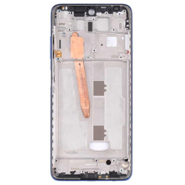 Original Middle Frame Bezel Plate for Xiaomi Poco X3 Pro (Blue) - Frame Bezel Plate by buy2fix | Online Shopping UK | buy2fix