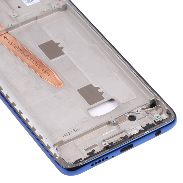 Original Middle Frame Bezel Plate for Xiaomi Poco X3 Pro (Blue) - Frame Bezel Plate by buy2fix | Online Shopping UK | buy2fix