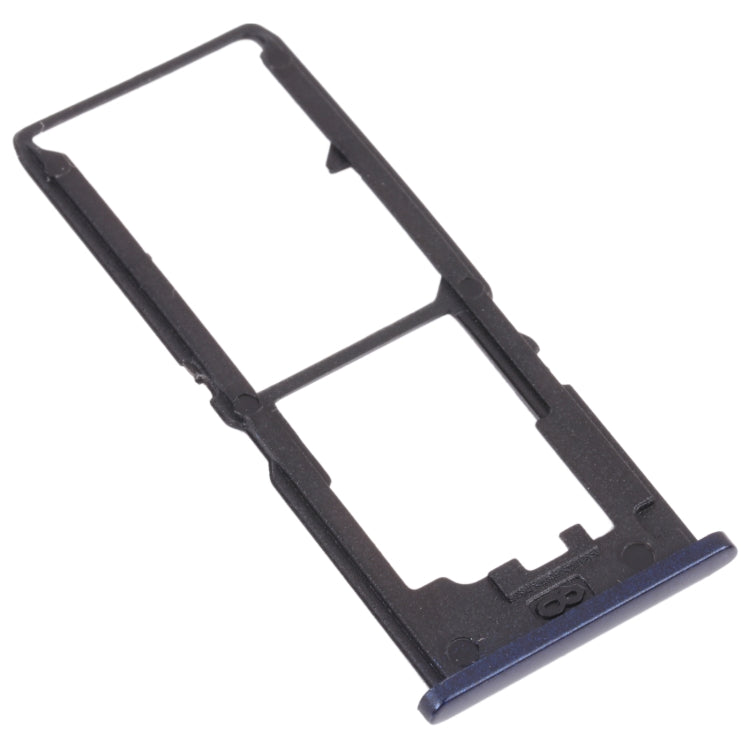For vivo Y30 Standard / Y12s SIM Card Tray + SIM Card Tray + Micro SD Card Tray (Black) - Card Tray by buy2fix | Online Shopping UK | buy2fix
