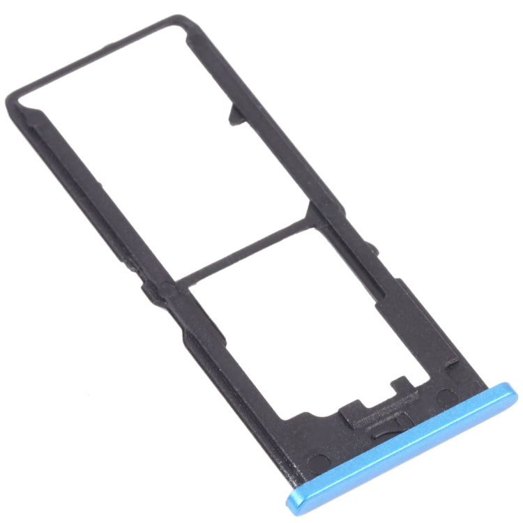 For vivo Y30 Standard / Y12s SIM Card Tray + SIM Card Tray + Micro SD Card Tray (Blue) - Card Tray by buy2fix | Online Shopping UK | buy2fix