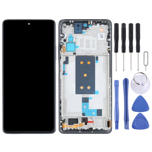 Original OLED LCD Screen for Xiaomi Mi 11T / 11T Pro Digitizer Full Assembly with Frame(Black) - LCD Screen by buy2fix | Online Shopping UK | buy2fix