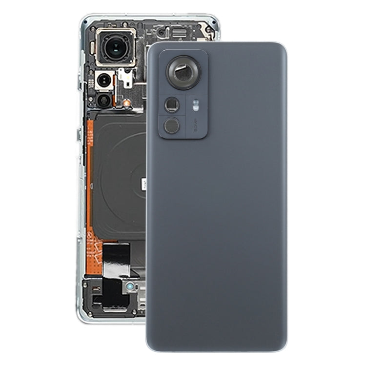 Original Battery Back Cover for Xiaomi 12 Pro / 12 Dimensity(Black) - Back Cover by buy2fix | Online Shopping UK | buy2fix