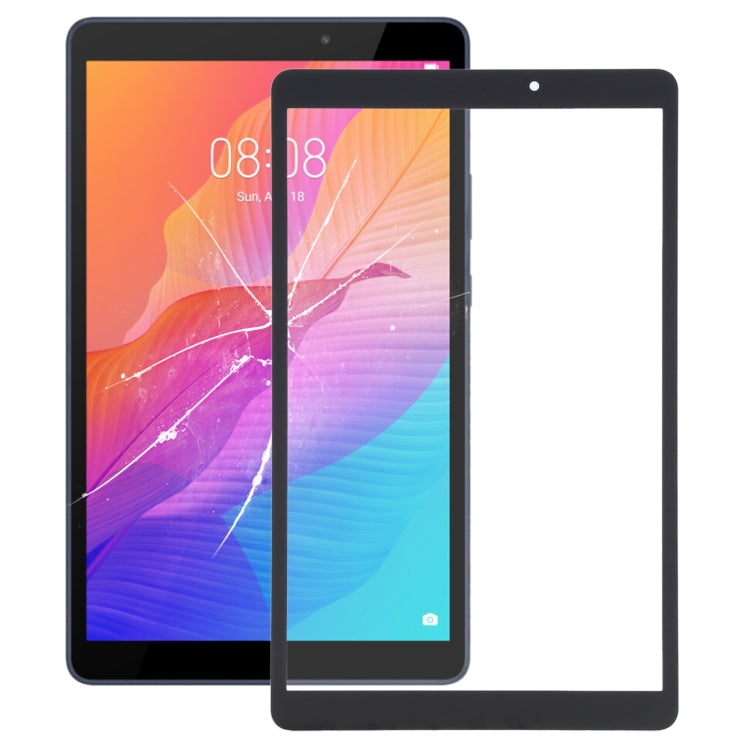 For Huawei MatePad T8 Kobe2-L09, Kobe2-L03, KOB2-L09, KOB2-W09 Front Screen Outer Glass Lens (Black) - Outer Glass Lens by buy2fix | Online Shopping UK | buy2fix