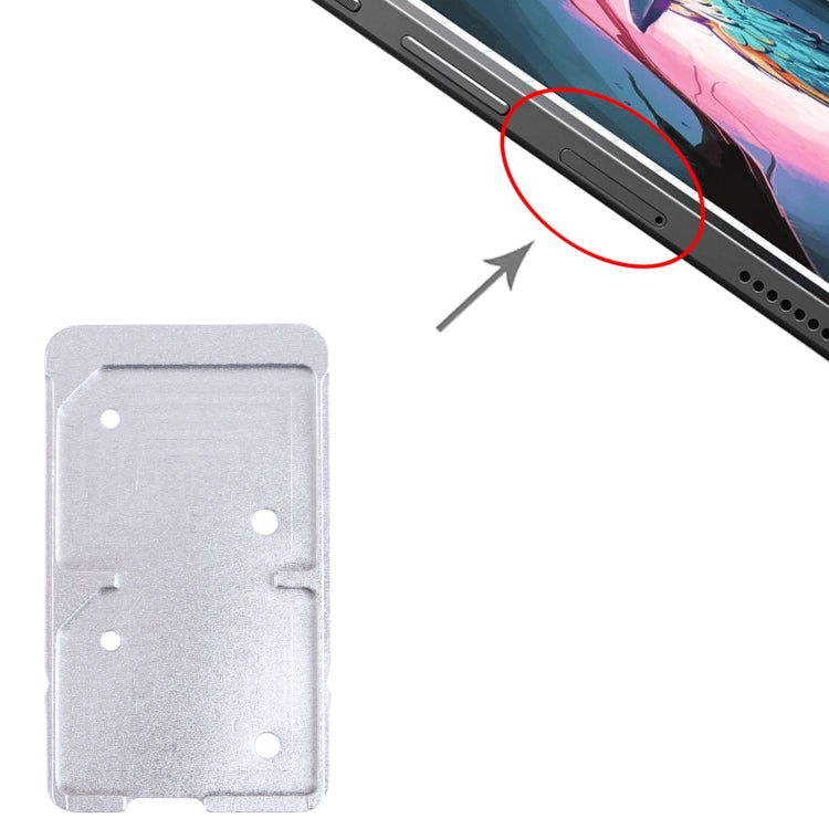 SIM Card Tray + SIM Card Tray for Lenovo Tab3 (8.0 inch) YT3-850 YT3-850F YT3-850L YT3-850M (Silver) by buy2fix