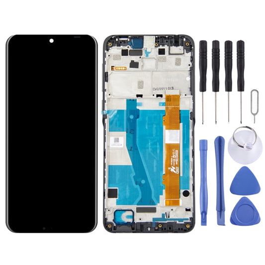 LCD Screen and Digitizer Full Assembly with Frame for Alcatel 3 / 3L 2019 OT-5053 5053K(Black) - LCD Screen by buy2fix | Online Shopping UK | buy2fix