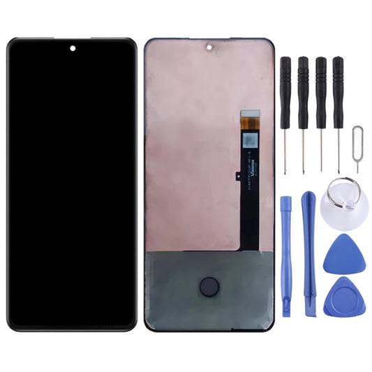 AMOLED Material LCD Screen and Digitizer Full Assembly for ZTE Nubia RedMagic 6R NX666J(Black) by buy2fix