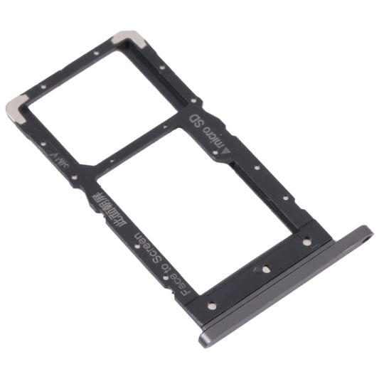For Lenovo Tab M10 Plus TB-X606F TB-X606X SIM Card Tray + Micro SD Card Tray (Black) - Others by buy2fix | Online Shopping UK | buy2fix