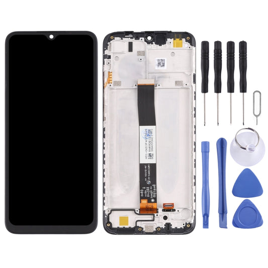Original LCD Screen and Digitizer Full Assembly with Frame for Xiaomi Redmi 9A / Redmi 9C / Redmi 9C NFC / Redmi 9AT / Redmi 9i / Redmi 9 Activ / Poco C31 / Redmi 10A(Black) - LCD Screen by buy2fix | Online Shopping UK | buy2fix